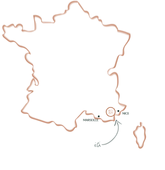 carte de france mobile version www.mineralstones.fr magasin biot déménagement Nice Cannes Antibes Cagnes-sur-Mer Corse livraison en France