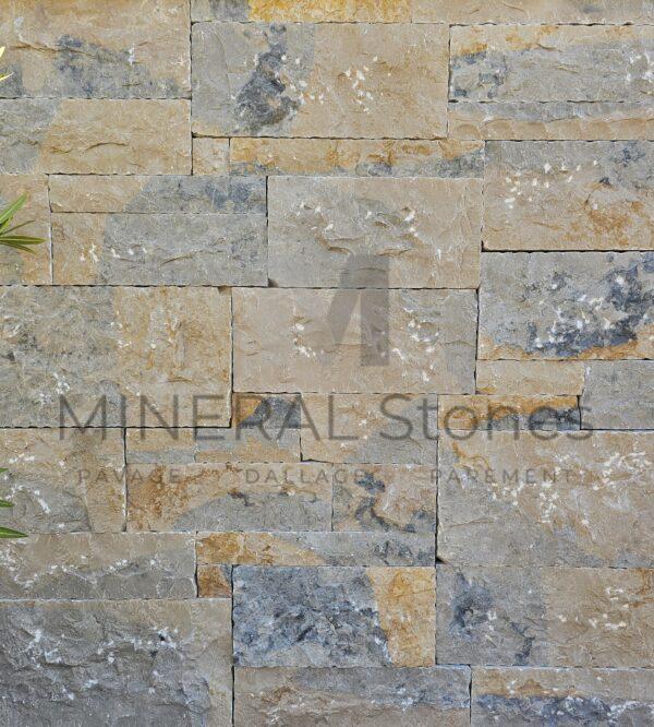image pierre de parement contemporain Serena mix pierre de parement naturelle Mineral Stones Alpes-Maritimes Nice Cannes Cagnes-sur-Mer Saint-Tropez 06 83