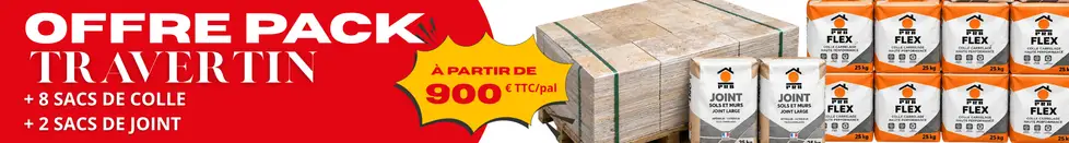 mineral stones offre pack travertin palette nice cannes antibes biot cagnes livraison en france sous 72 heures