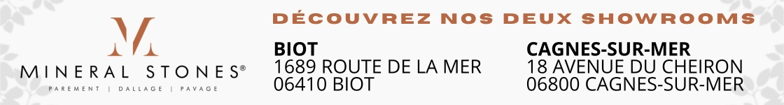 mineral stones pierre naturelle Biot Nice Cagnes-sur-Mer