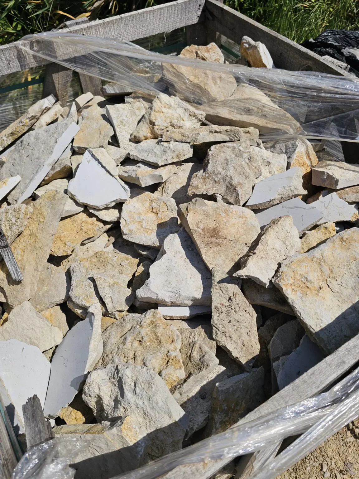 destockage pierre de parement antiqua mur en pierre façade en pierre 60m2 lot n°3