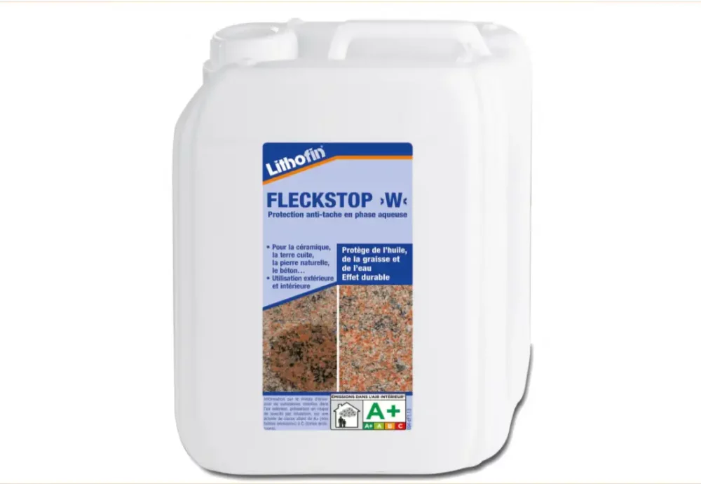 lithofin fleckstop protection anti-tâche en phase aqueuse www.mineralstones.fr Nice Cannes Antibes Cagnes-sur-Mer